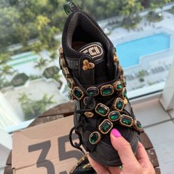 Gucci - Women's Flashtrek Sneakers With Crystals size 8