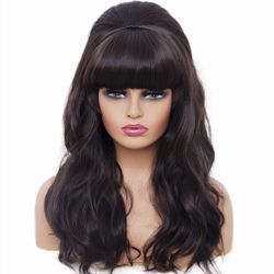 60s Wig Bump Brunette Cosplay 