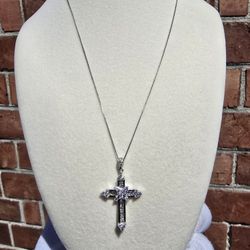 14k Lab Diamond Necklace 