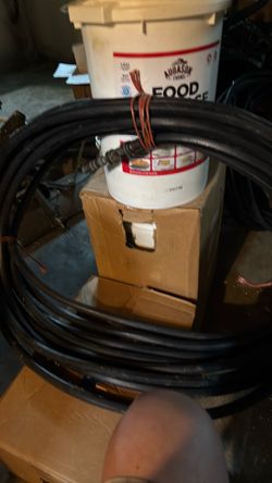 Heavy duty hose with spray nozzle connected