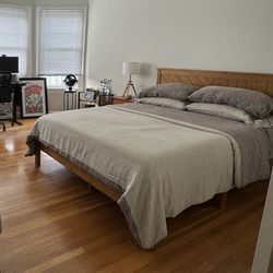Wood Queen Bed Frame