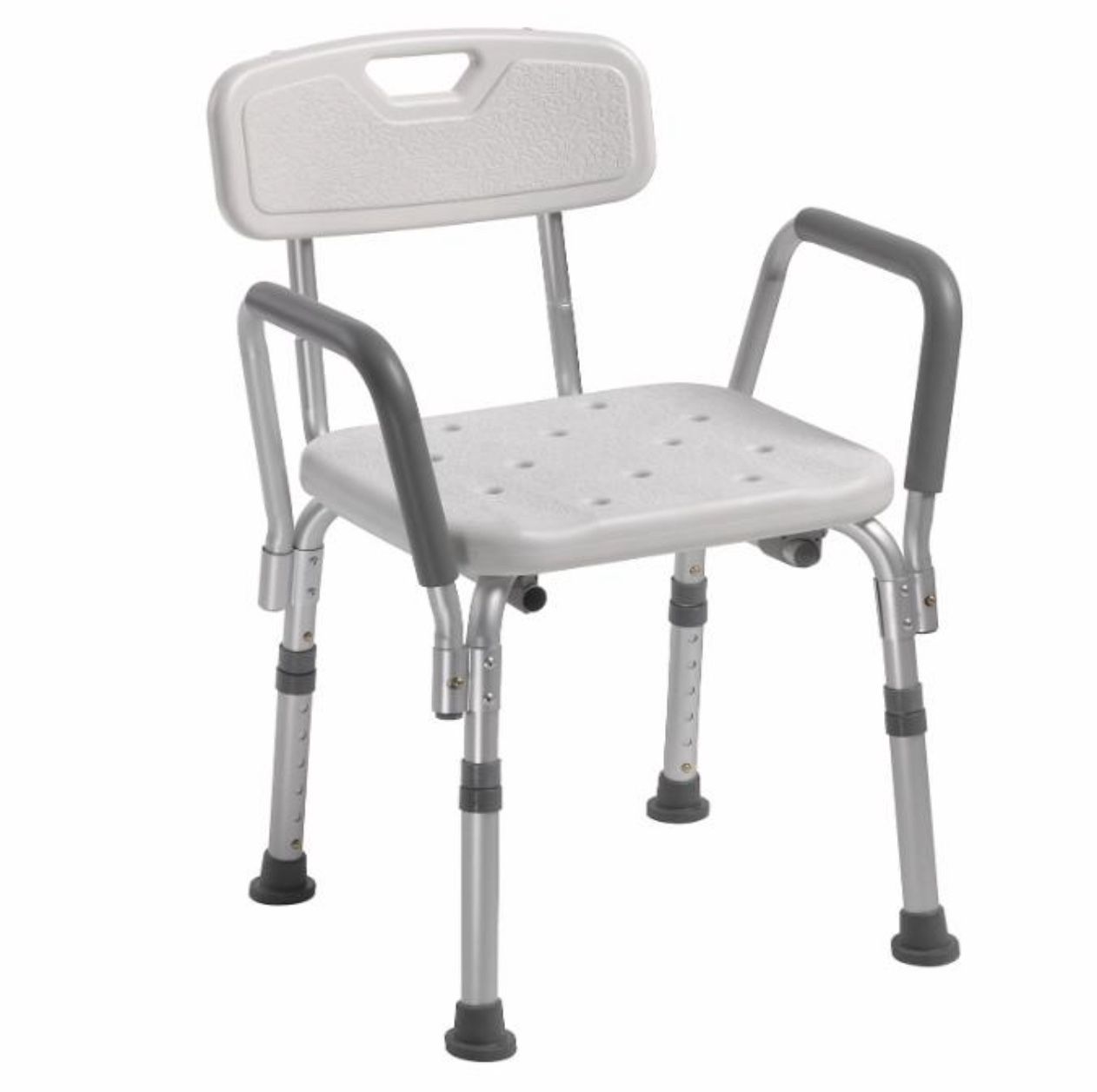 Medical Shower Chair with Back and Arms, 350 lb Capacity, Drive