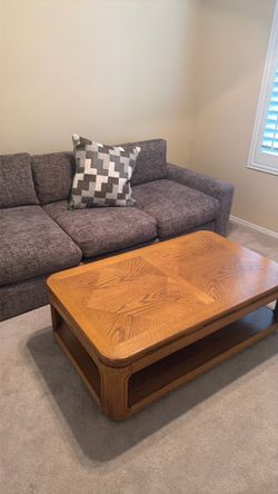Oak coffee table