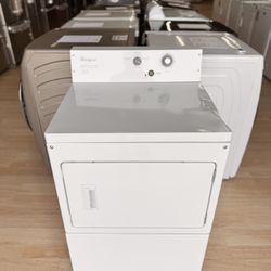 New Whirlpool 27 in. 7.4 cu. ft. Non-Coin Commercial Electric Dryer - White  MODEL: CEM2795JQ
