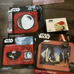 Star Wars Collector dinner Set Bundle. 