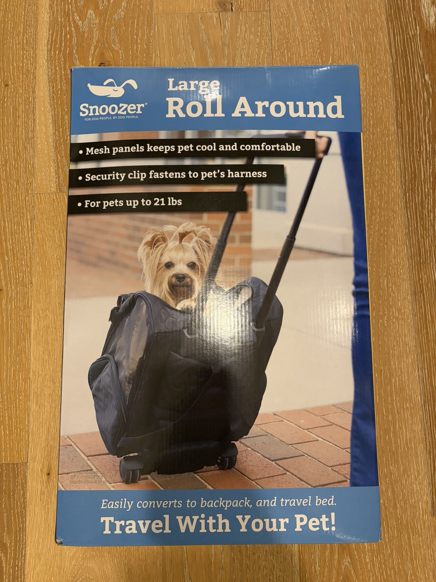 Snoozer Roll Around and Backpack Dog Carrier