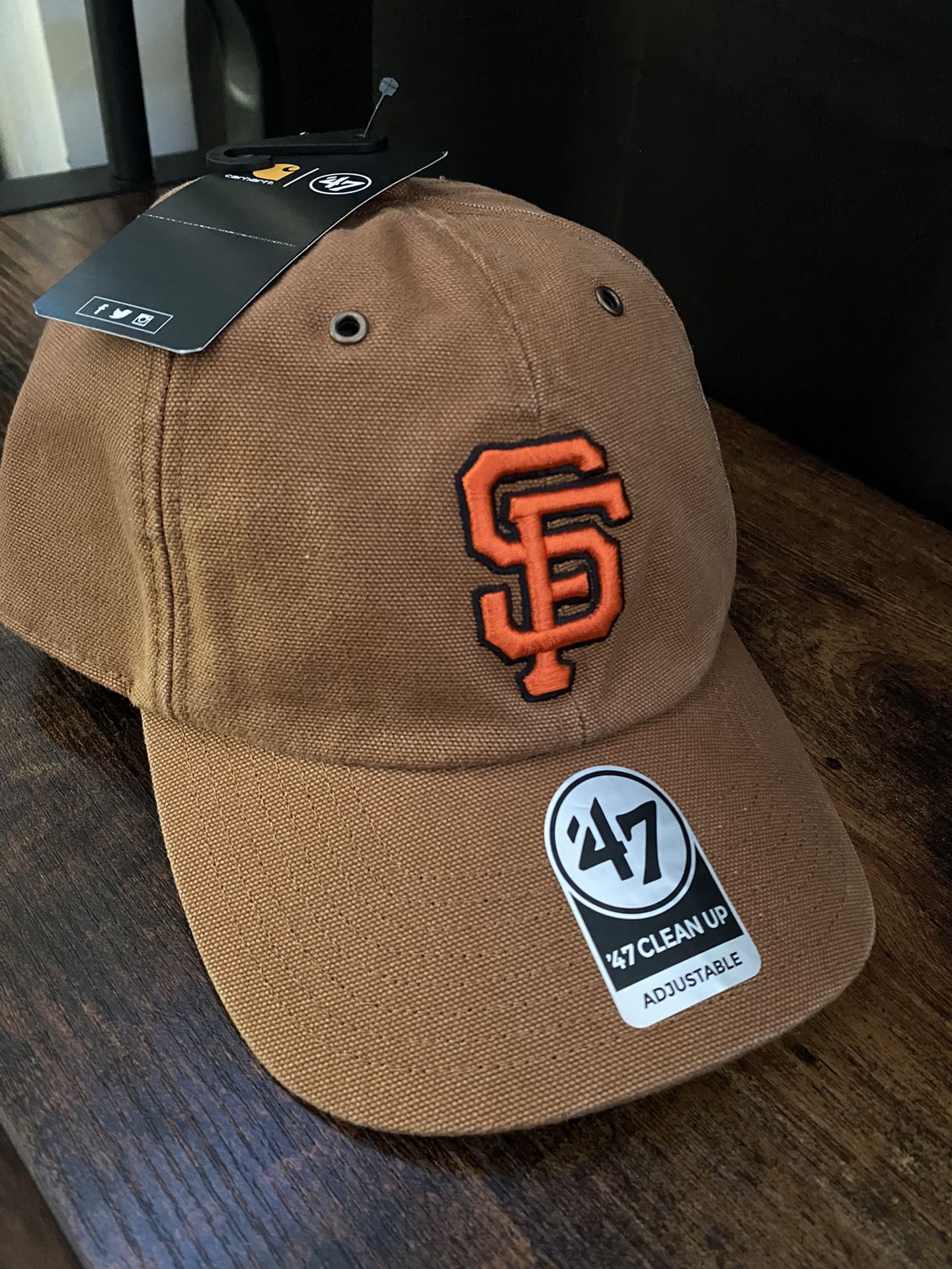 brown sf giants hat