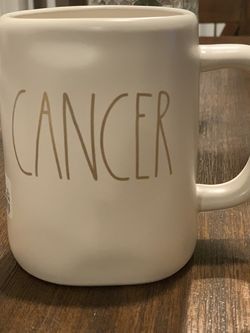 Cancer Horoscope Gold Rae Dunn Ceramic Mug