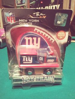 New York Giants wood train