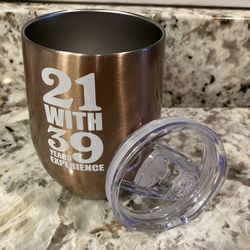 Klubi 60th Birthday Coffee/Wine Tumbler 