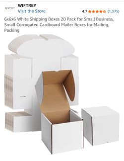 10- 6x6x6 shipping boxes