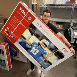 Black Friday Starts NOW! 58” TCL 4K UHD LED Smart Google TV