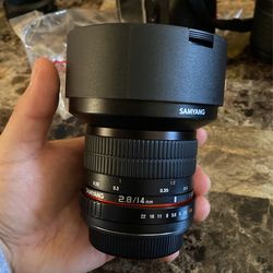 SAMYANG WIDE-ANGLE-LENS For CANON