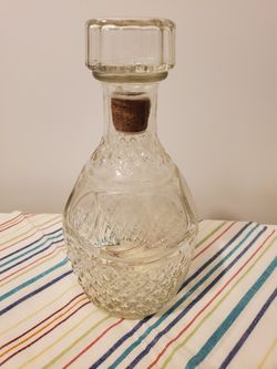 Vintage glass decanter