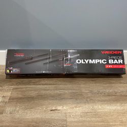 WEIDER OLYMPIC BAR WITH COLLARS