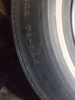 Old Douglas Corvette Tire