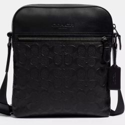 Coach Houston Flight Bag for Men - Black