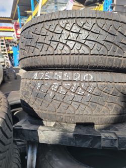 Vendo 2 Llantas Usadas 275 55 20 Pirelli  95 Devida 