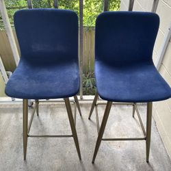 Blue Bar Stools