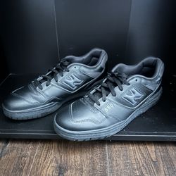 New Balance 550 Triple Black Size 11.5