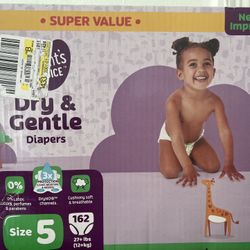 Parents Choice Diapers Size 5 Count 162