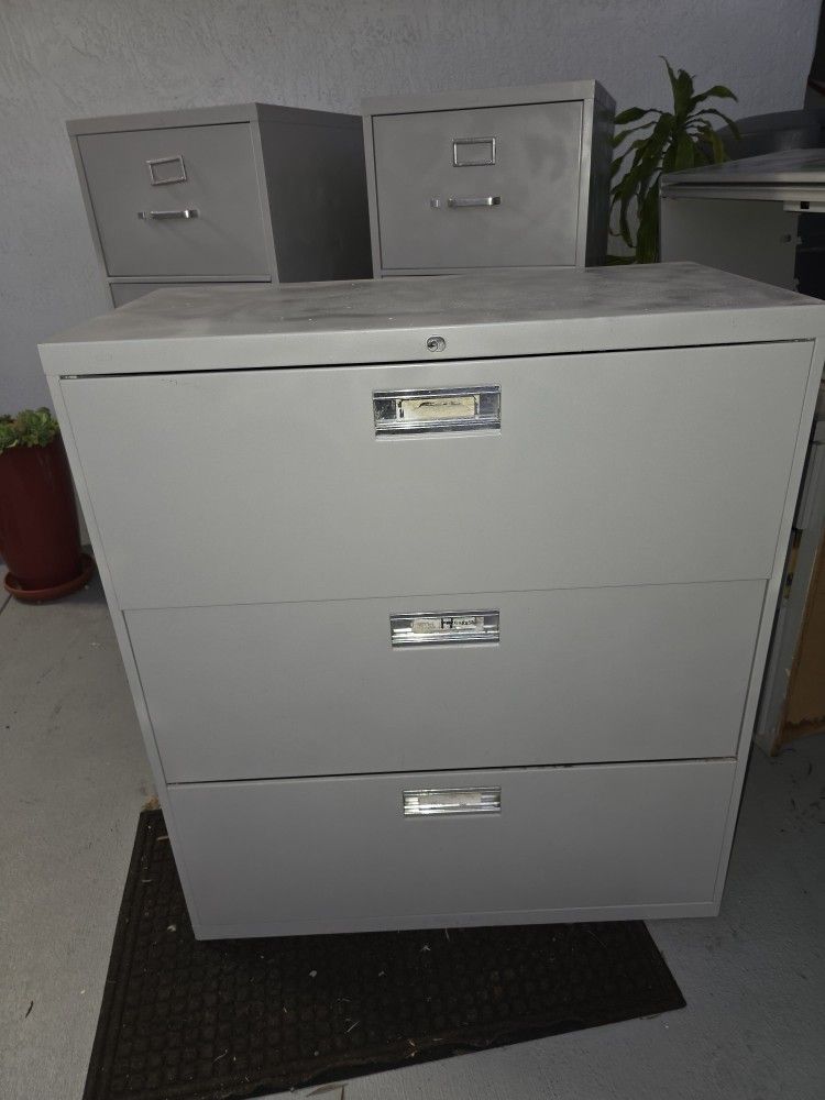 Gray File Cabinets