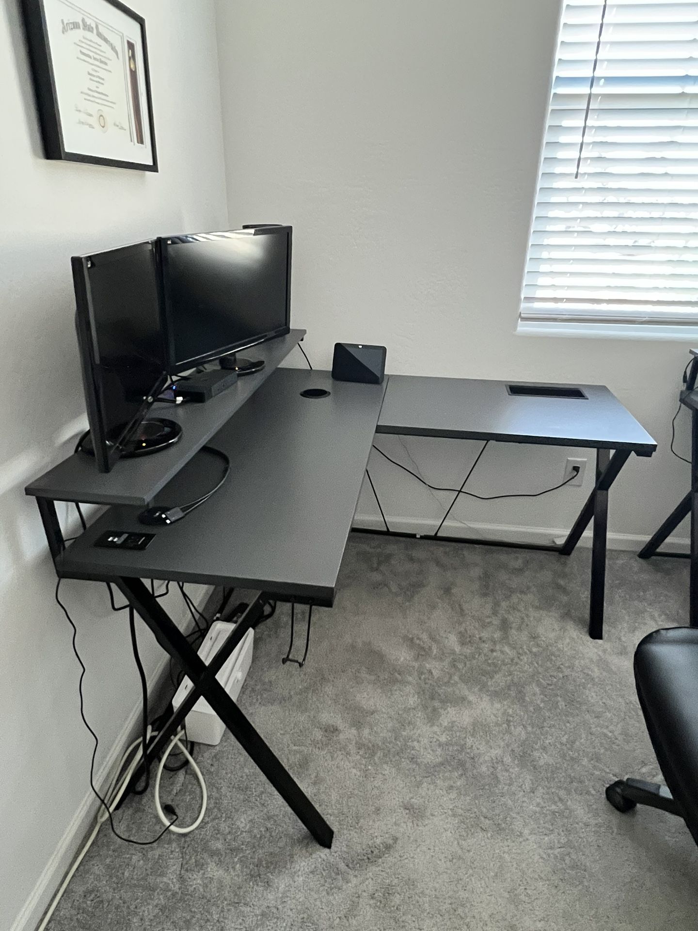 Living Spaces Corner Desk 4ft By 3ft