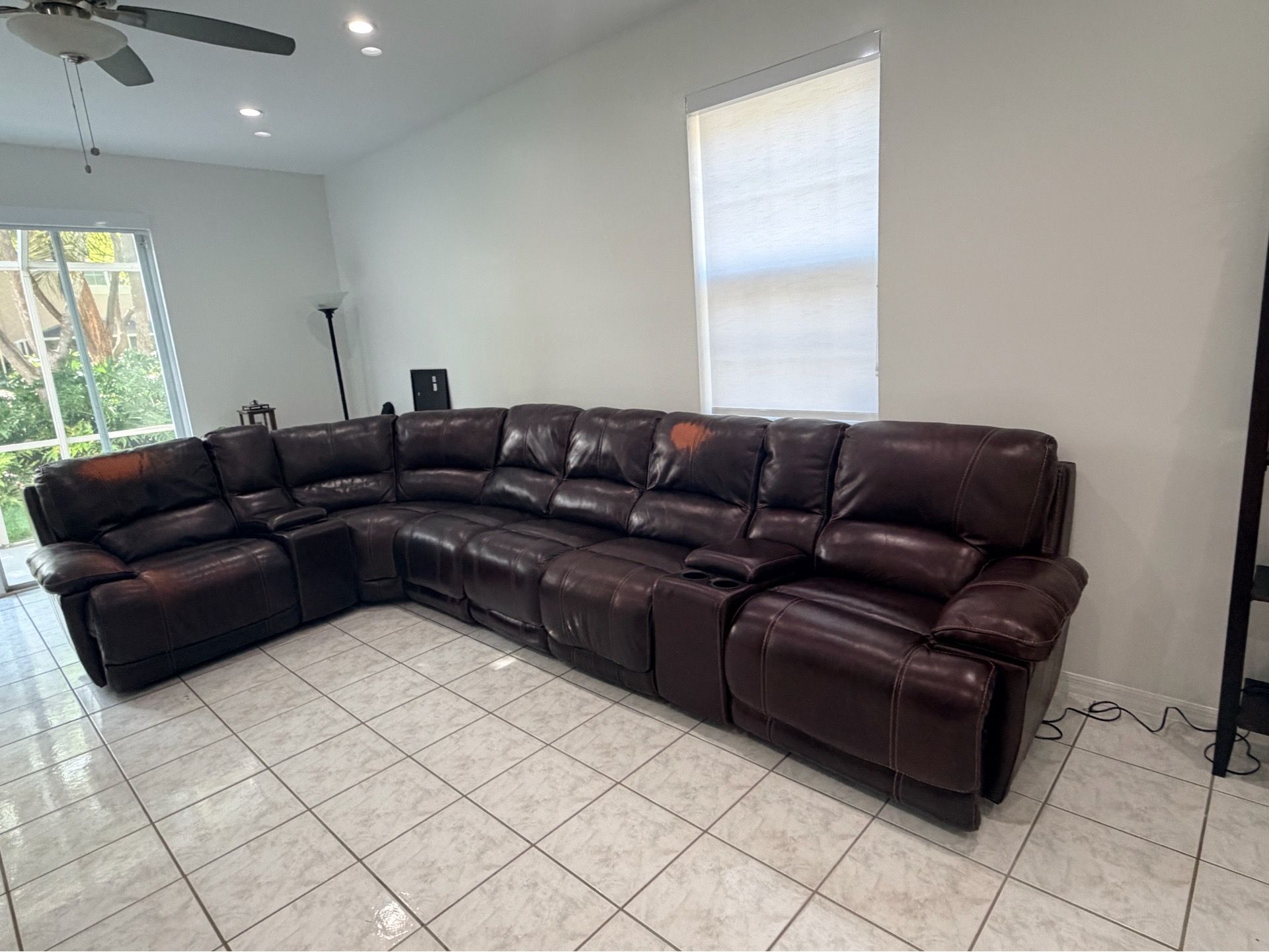 Large reclining sectional