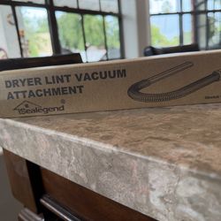 NEW Sealegend Dryer Lint Vacuum Attachment - Fire Prevention Tool