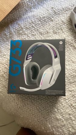 White Logitech G733 Headset. broken.