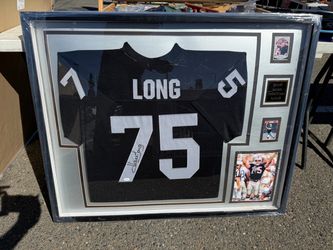 Howie long and Marcus Allen Autographed Jerseys