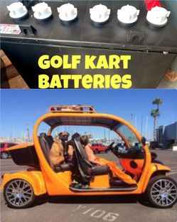 golf cart batteries 6v-8v-12v