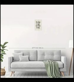 Inspirational Metal Tin Sign "Do What Is Right, Not What Is Easy" - 11.81"x7.87" Rustic Wall Decor for Home, Bar, Cafe, Garage, Farmhouse - Durable Me