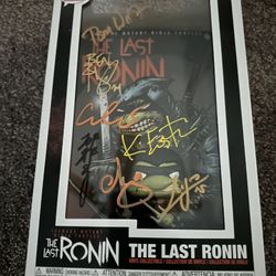Last Ronin Large Funko Signed Eastman + 6 Signatures!