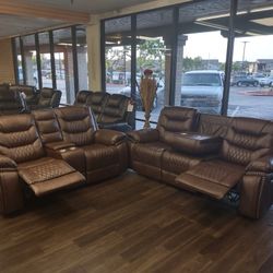 New Recliner Sofa And Loveseat