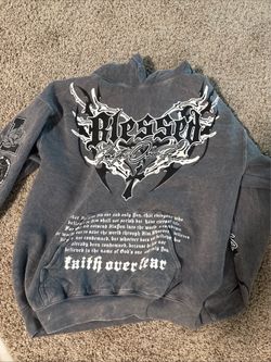 Blessed Graphic Pull Over Hoodie