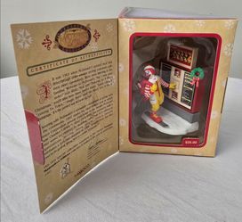 Enesco Treasury Masterpiece McDonalds Ordering Up A Merry Christmas Ornament