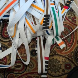 Karate Belts - Kids Size 1, 2