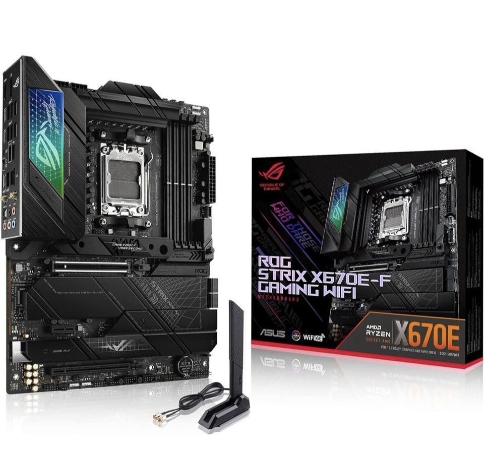 Brand New Sealed ASUS ROG STRIX X670E-F GAMING WIFI AMD X670 Socket AM5 ATX