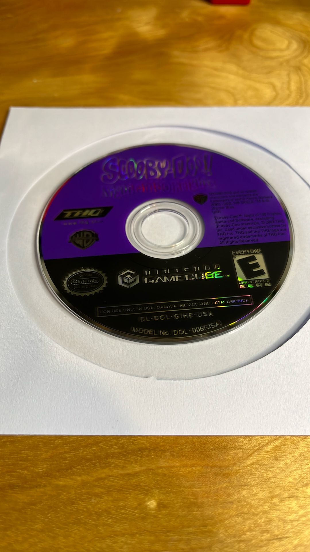 Nintendo GameCube - Scooby Doo Nights Of A 100 Frights