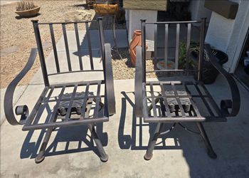 $600 ARIZONA IRON SWIVEL AND ROCKING CHAIRS