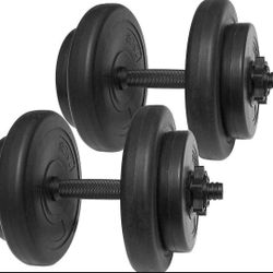 40lb Adjustable Dumbbells 