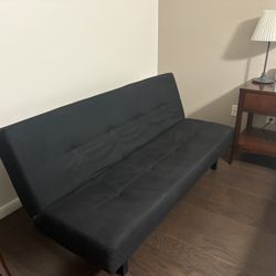 Black IKEA Sleeper Sofa 