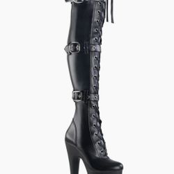 Pleaser Thigh High Boots - Size 11