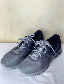 Asics Gel Quantum 180 4 Mens Size US 11 Sheet Rock Blue Grey Sneakers Running