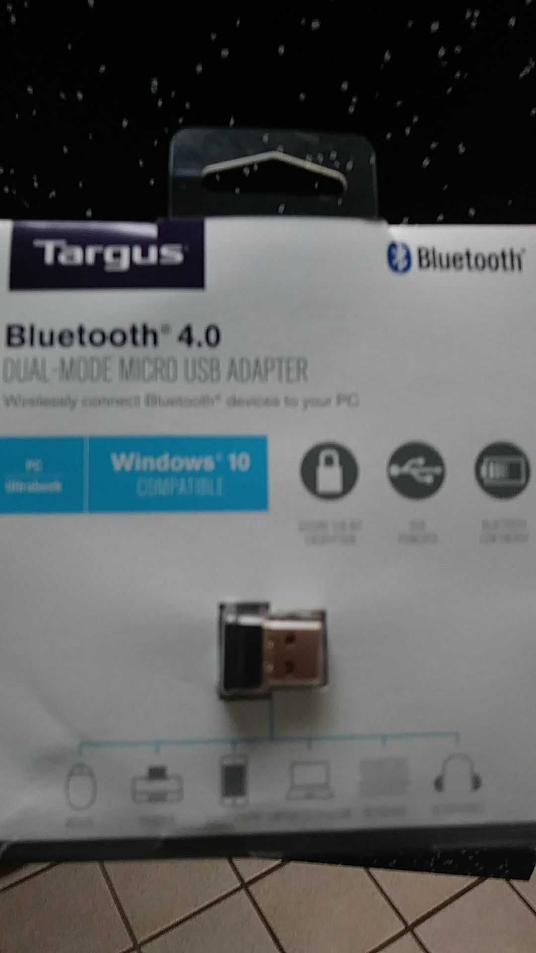 Targus Bluetooth 4.0 dual-mode micro USB adapter