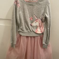 Girls Unicorn Dress