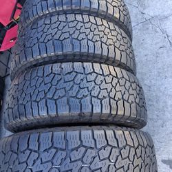 4 Used Tires 37x12.50r17 Falken Walpeack At3 🤑free Installation And Balance ‼️