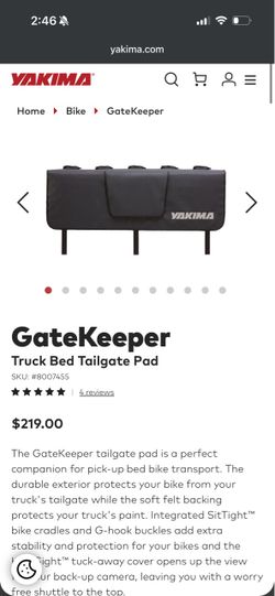 NEW Yakima Bike Pad for Truck Bed (Gatekeeper)