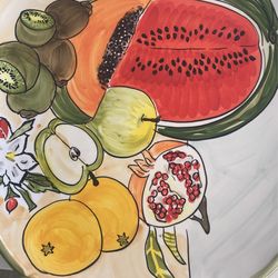 Vintage Italian 26inch Serving Tray